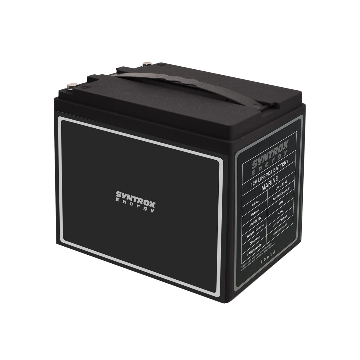 40Ah 12V Lifepo 4 Lithium Batterie | Akku mit BMS, Display