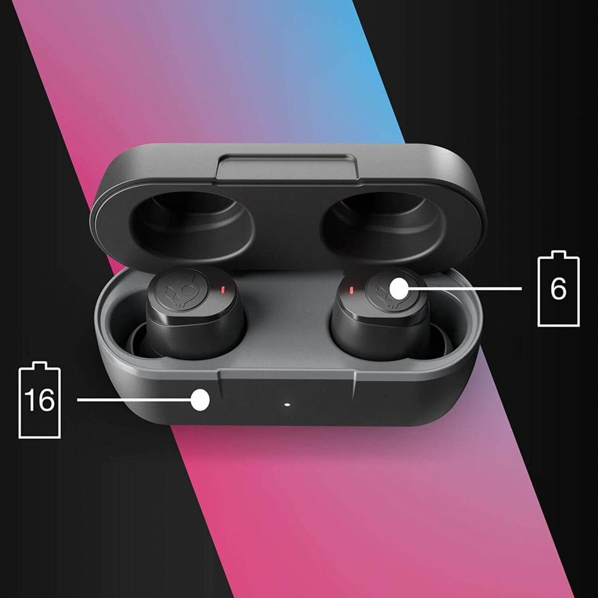 RCN-Webtrading GmbH Skullcandy Jib In-Ear Bluetooth 5.0 Kopfhörer, True Wireless, wasserdicht, mit 22 Stunden Akkulaufzeit
