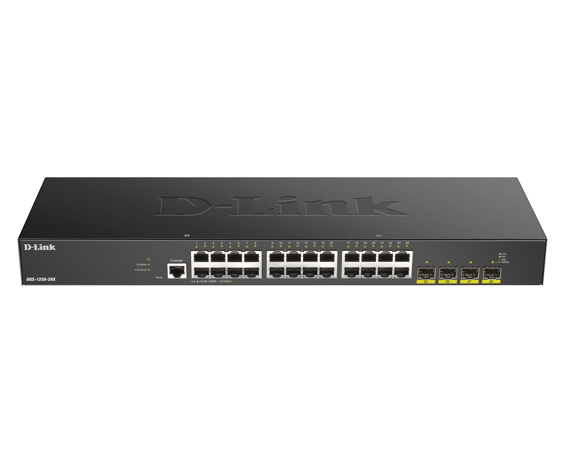 D-Link DGS-1250-28X/E - Switch - L3 Lite 4x SFP+