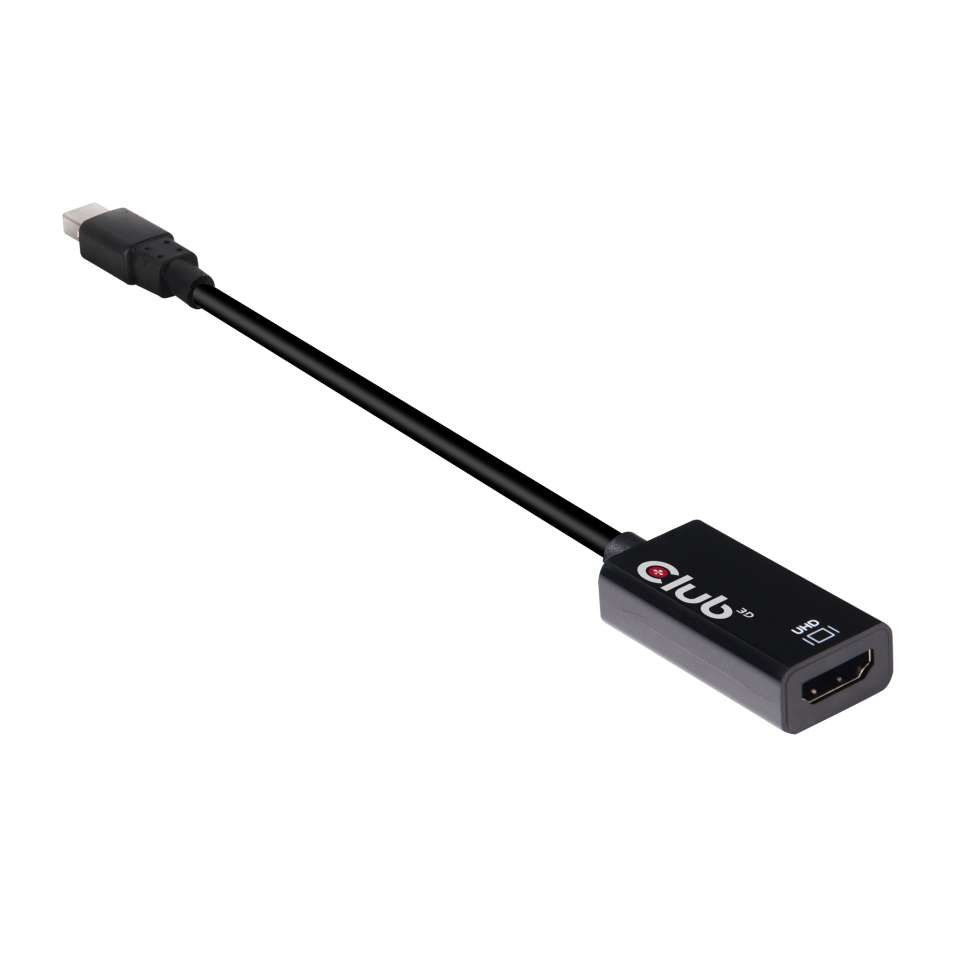 Club 3D Mini DisplayPort 1.4 auf HDMI 2.0a HDR 4K 60Hz Aktiver Adapter
