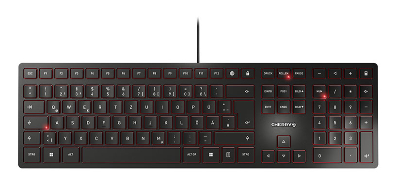 CHERRY KC 6000 SLIM schwarz DE