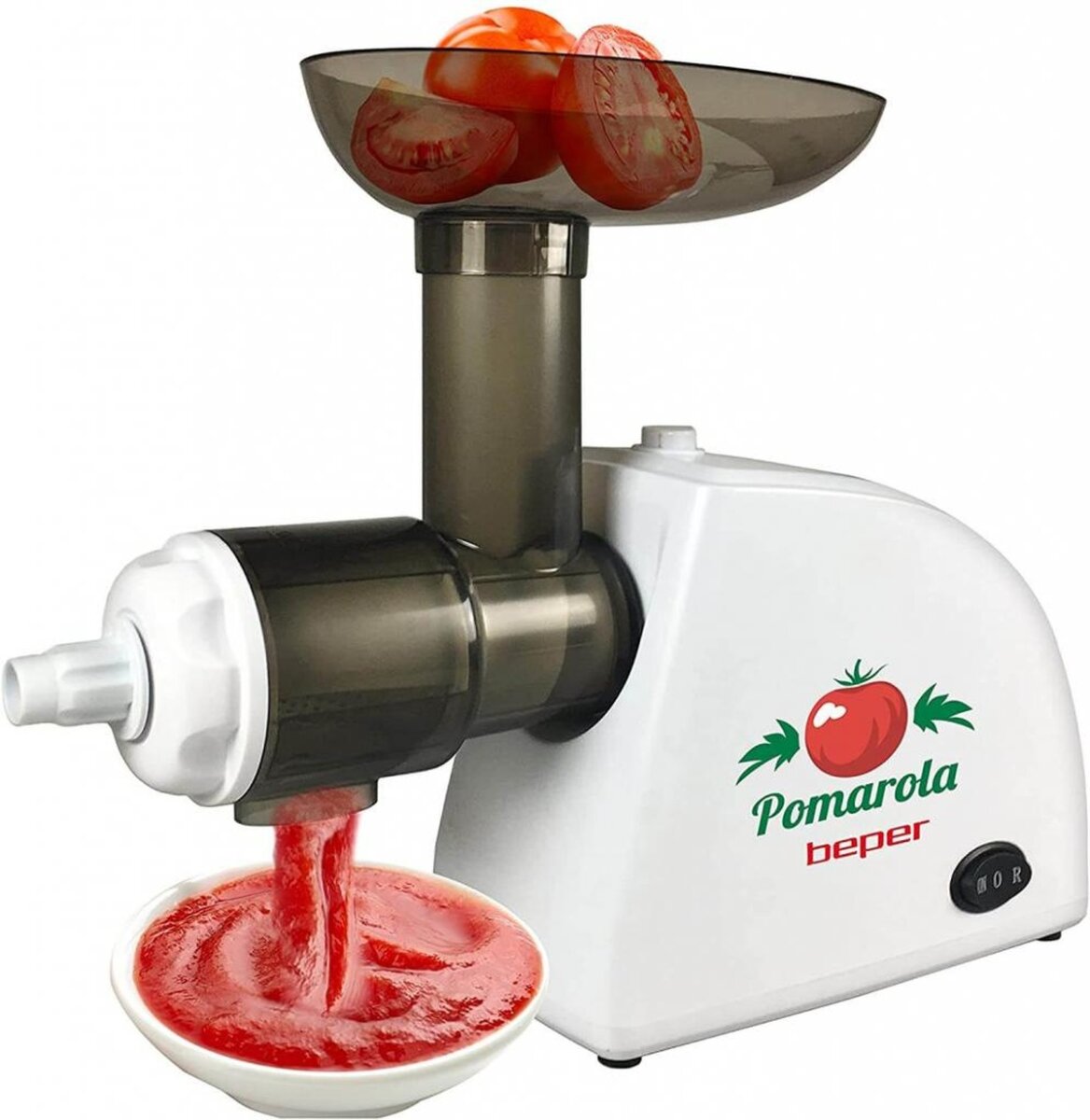 Beper s.r.l Beper BP.720 elektrische Tomaten Saftpresse Tomatenpresse Entsafter Tomatensauce Vitaminschonend – Ansicht 2