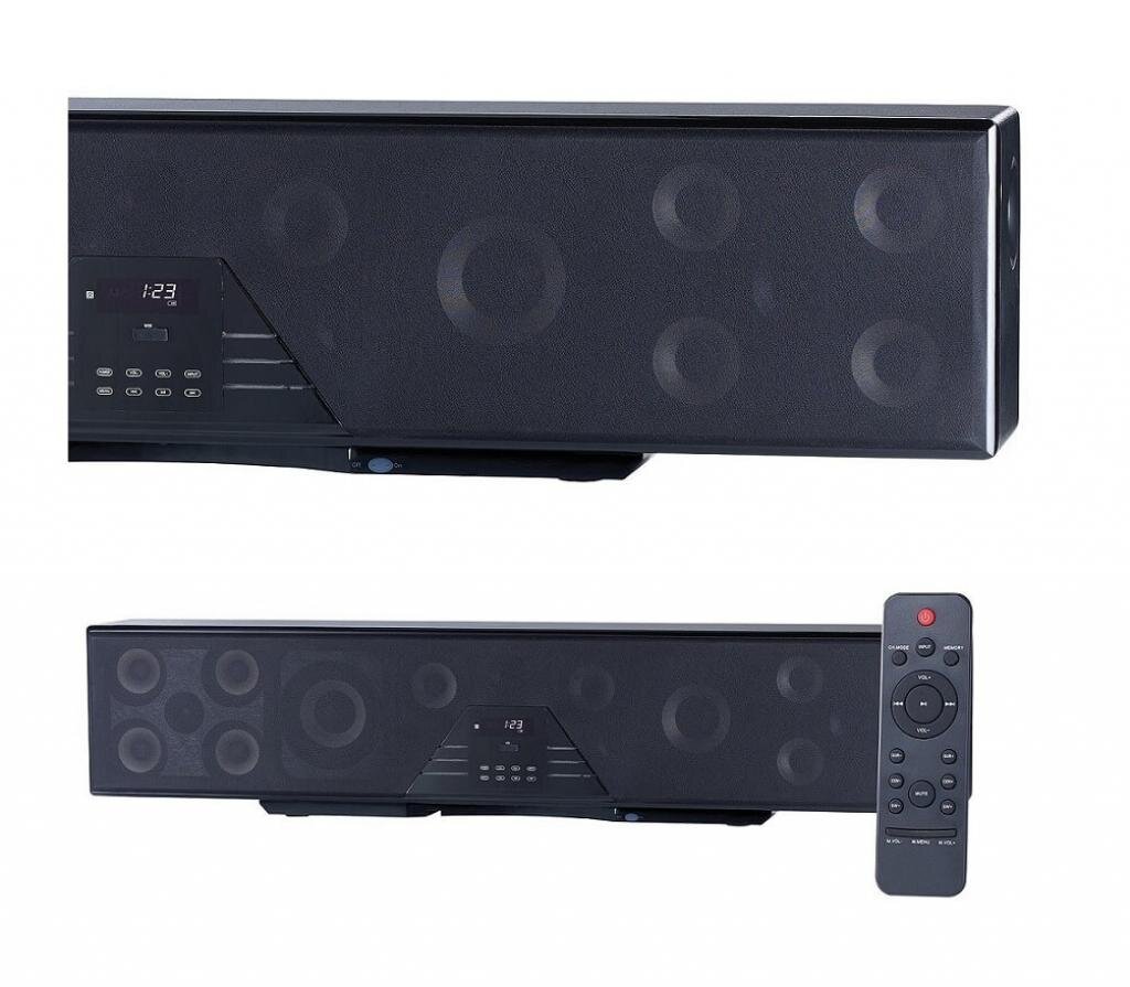 Pearl GmbH Auvisio 6-Kanal-3D-Soundbar 5.1-Surround-Sound Bluetooth 4.0, HDMI, 250 Watt, Lautsprecher Bar – Ansicht 4