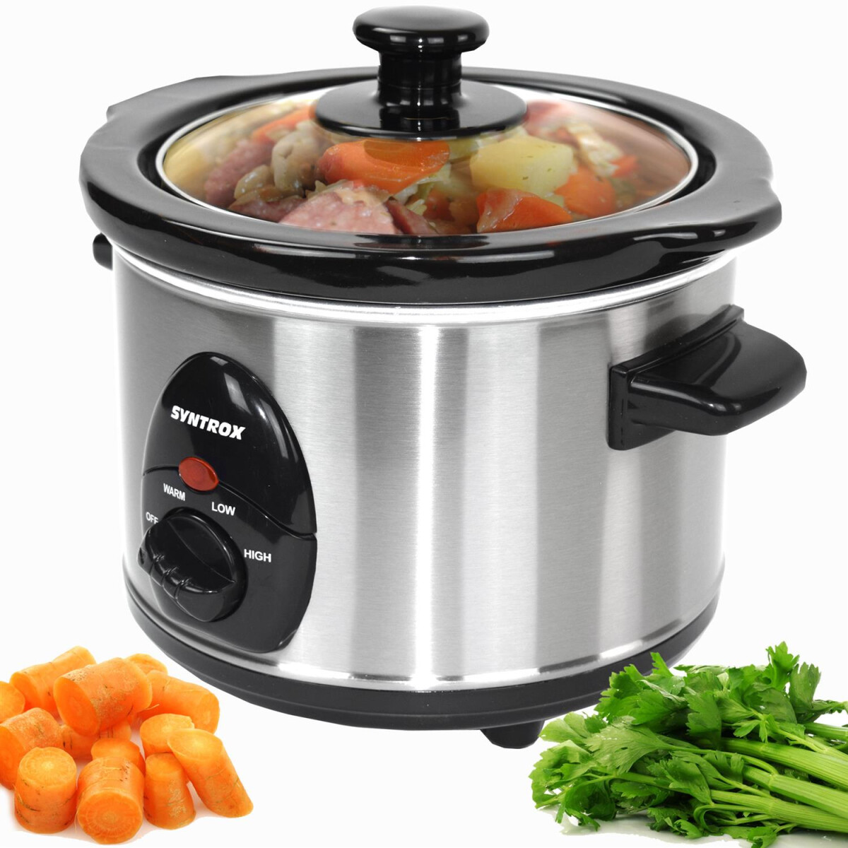 1,5 l Slow Cooker | Schmortopf | Schongarer | Multikocher B-Ware