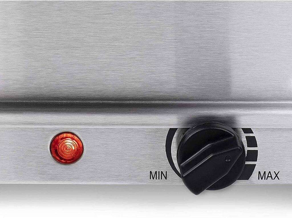 Beper s.r.l BEPER P101TEM002 Buffetwärmer aus Stahl/Kunststoff Grau metallic Essenswärmer Warmhalter – Ansicht 4