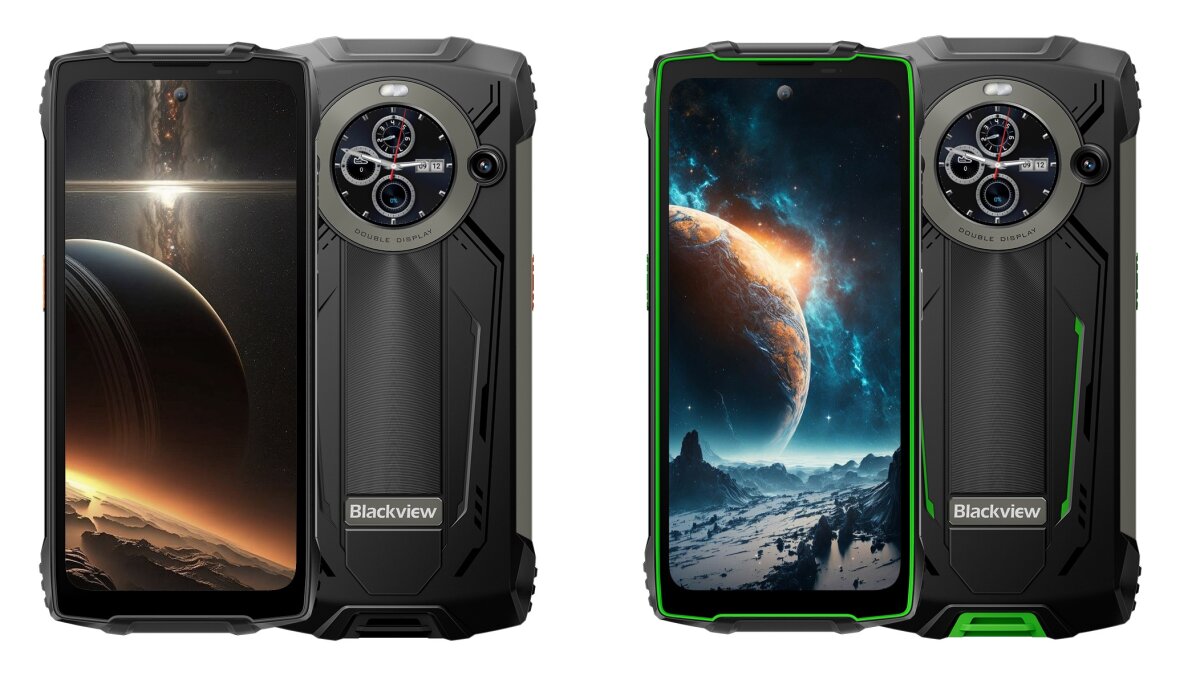 DOKE COMMUNICATION (HK) LIMITED Blackview BV8200 Outdoor-Smartphone, 170-Lumen-Taschenlampe, Dual-Display, Helio G100, 36+256GB, 6,5" 120Hz FHD+, 50MP, IP68, Android 14, NFC – Ansicht 2