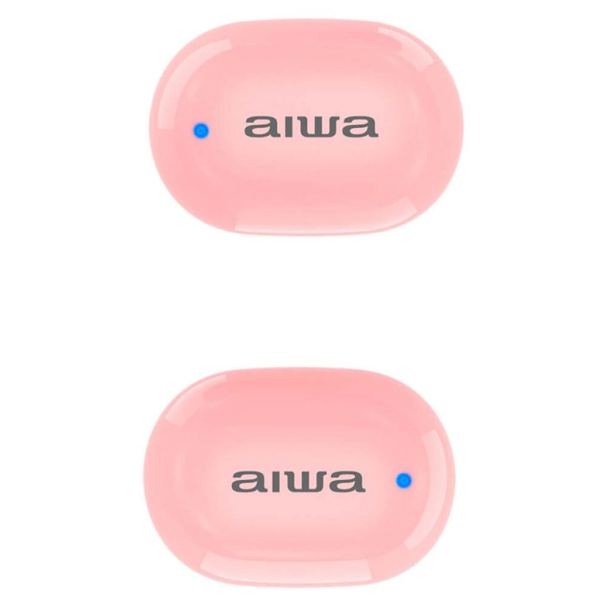 Aiwa Europe SL – CIF B67532465 Aiwa EBTW-150PK PINK Drahtlose Kopfhörer Bluetooth 5.0 10 m Reichweite ANS Voice Assistant TWS – Ansicht 5
