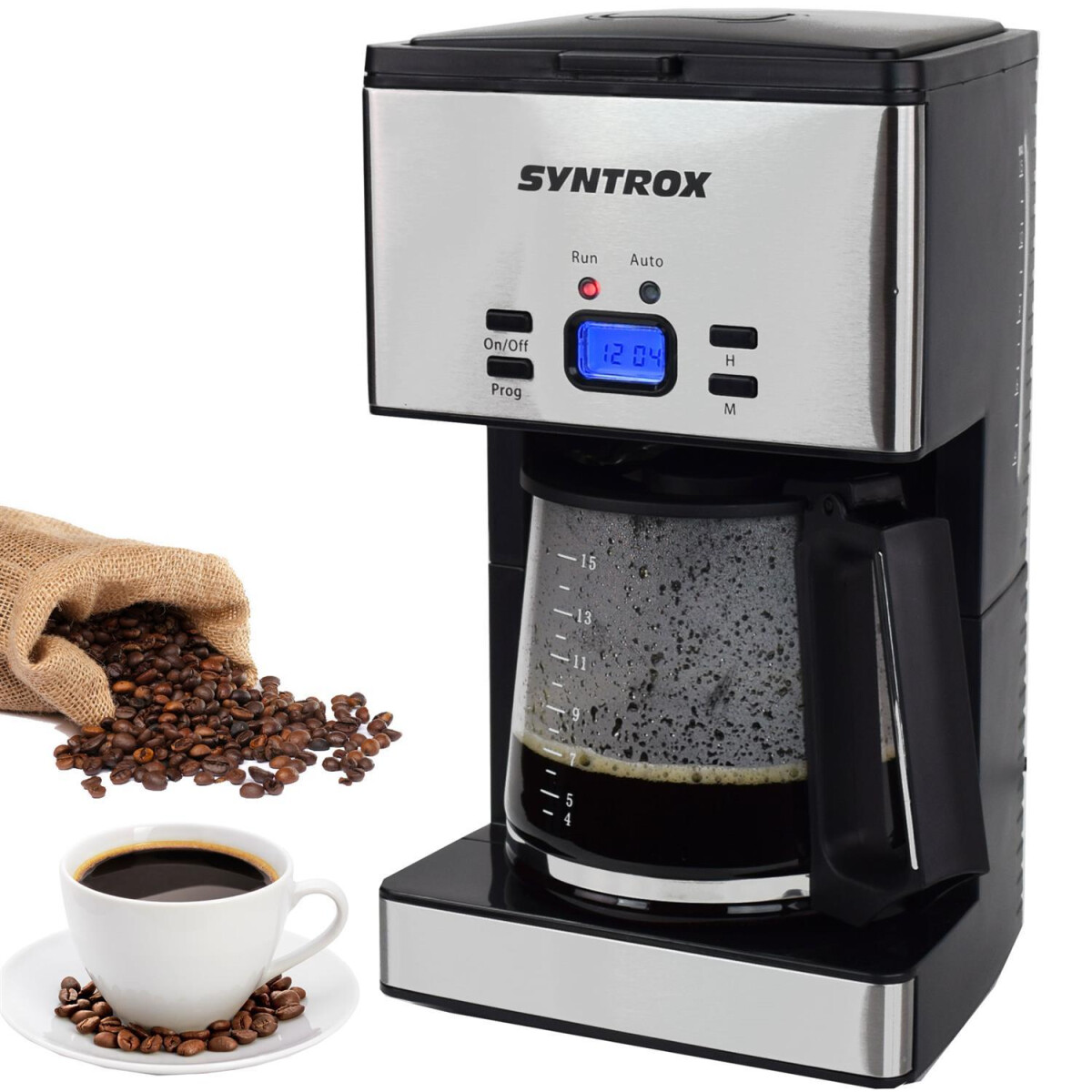 Edelstahl Kaffeemaschine Quitum | Filterkaffeemaschine | Kaffeeautomat