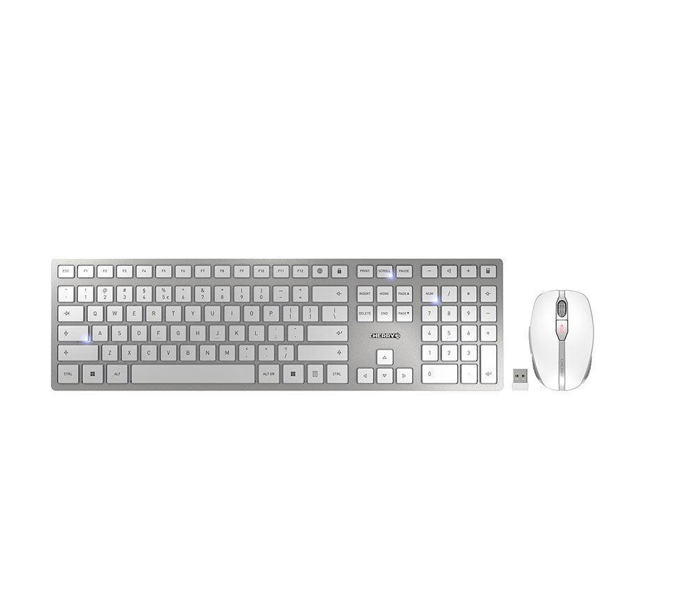 CHERRY DW 9100 SLIM JD-9100EU-1 weiß/silber