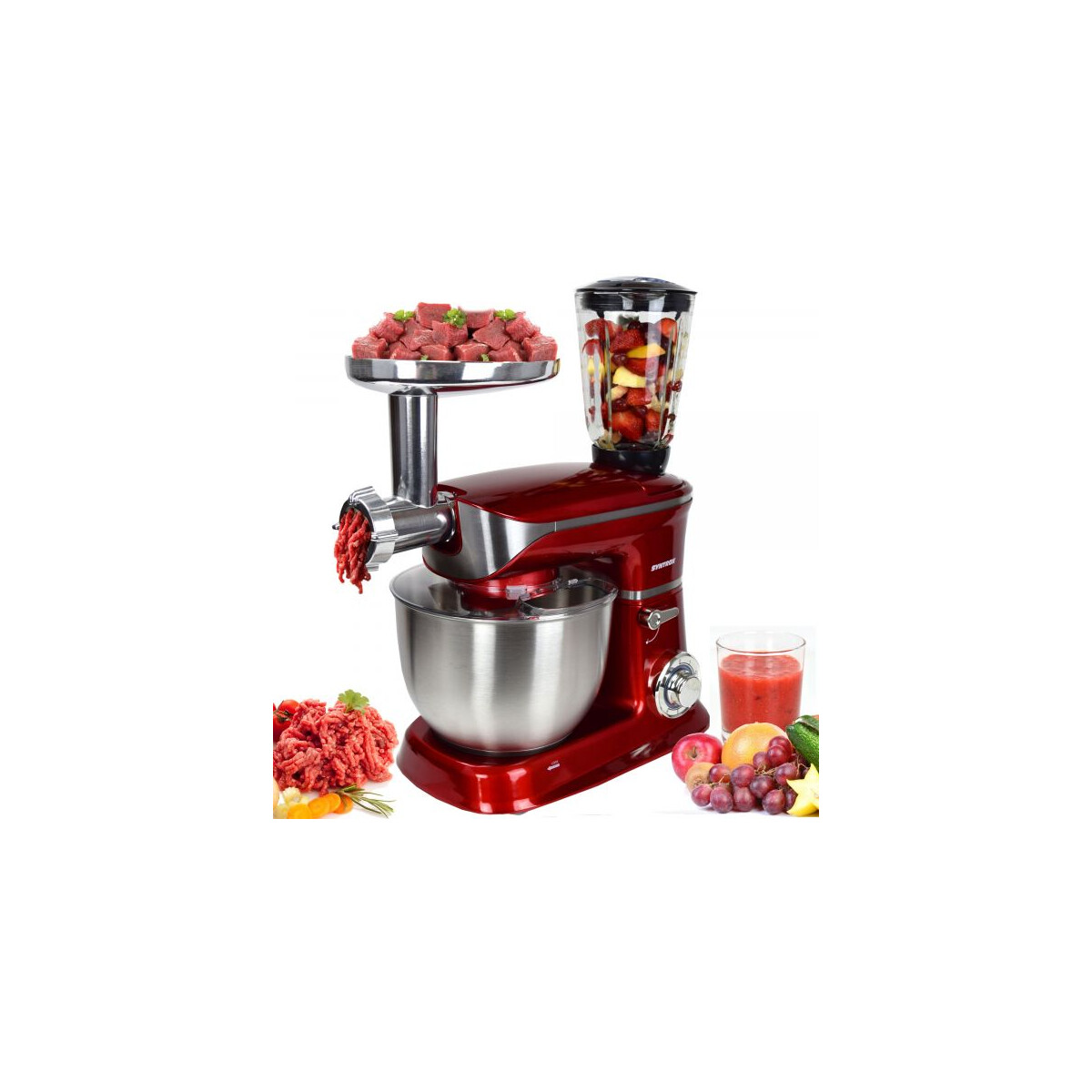 6,5 l Küchenmaschine Veritat mit Fleischwolf | Mixer | Teigknetmaschine