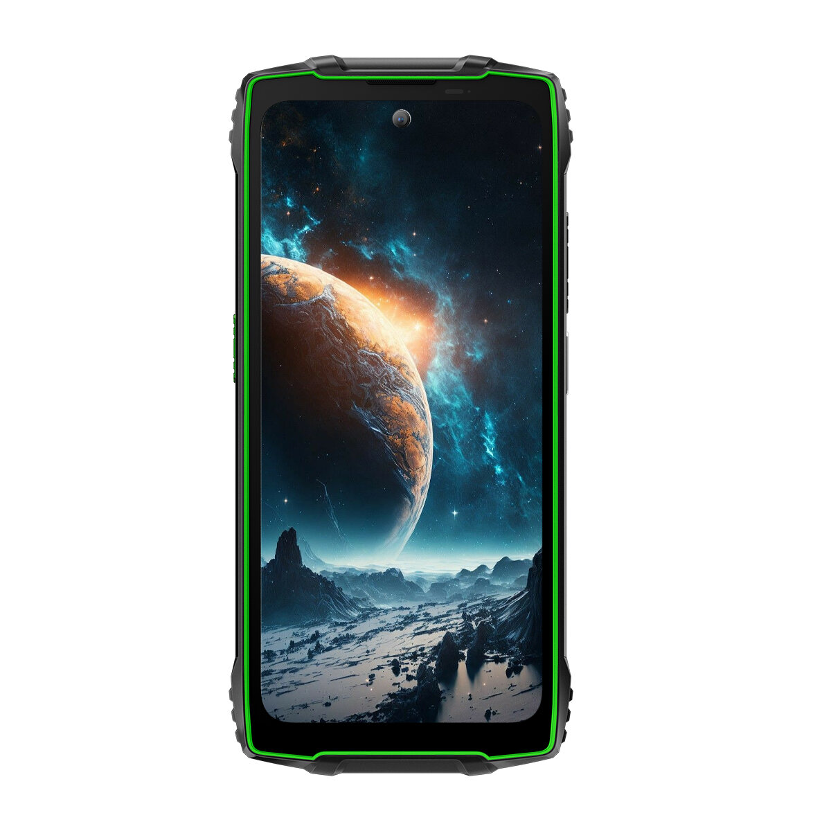 DOKE COMMUNICATION (HK) LIMITED Blackview BV8200 Outdoor-Smartphone grün, 170-Lumen-Taschenlampe, Dual-Display, Helio G100, 36+256GB, 6,5" 120Hz FHD+, 50MP, IP68, Android 14, NFC