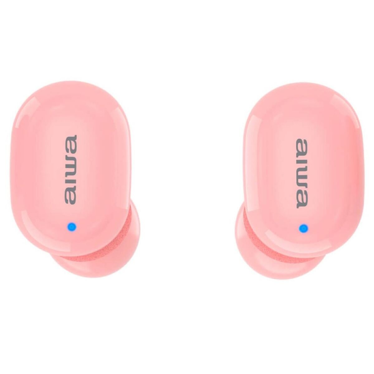 Aiwa Europe SL – CIF B67532465 Aiwa EBTW-150PK PINK Drahtlose Kopfhörer Bluetooth 5.0 10 m Reichweite ANS Voice Assistant TWS – Ansicht 4