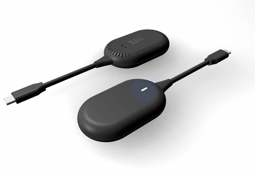 bluechip Wireless Display Dongle HDMI (NWD6000)  Wireless Display Dongle USB-C (DP Alt Mode) auf  HDMI (1× USB-A, 5V Stromversorgung)