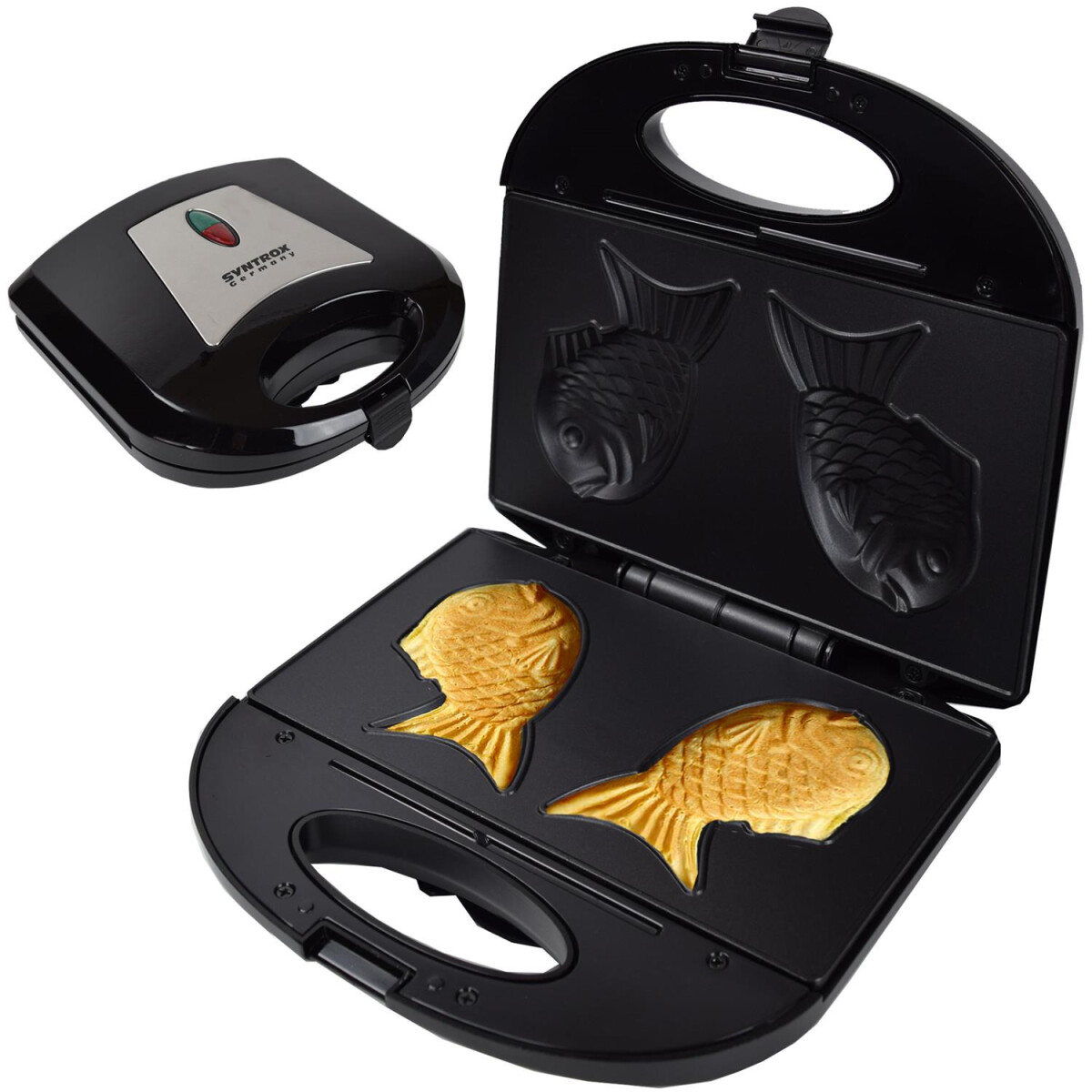 Taiyaki Maker | Grill | Fisch Waffeleisen Fischform | Japanisches Gebäck