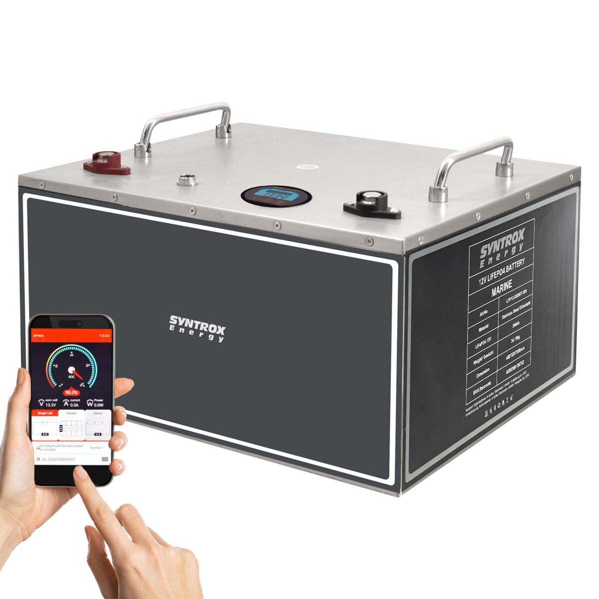 300Ah 12V Lifepo 4 Lithium Batterie | Akku Frostsicher mit BMS, Bluetooth