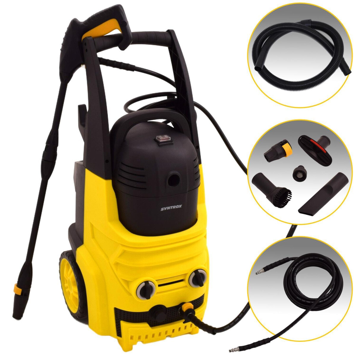 Hochdruckreiniger mit Industriesauger / 220V Grumiu | Neu