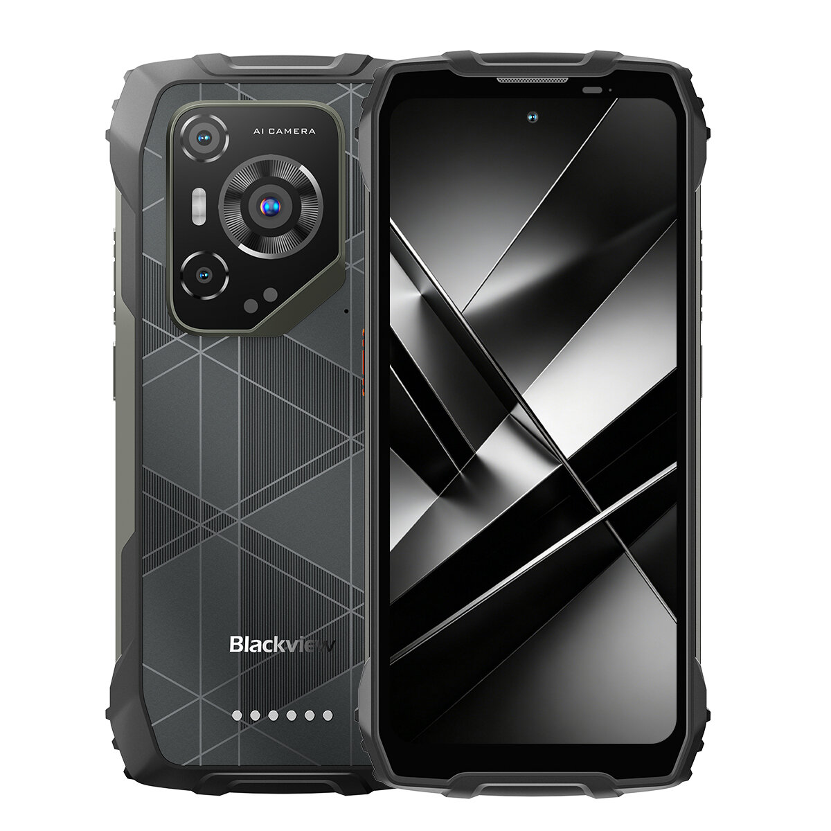 DOKE COMMUNICATION (HK) LIMITED Elektronik Blackview BL7000 Pro Black Outdoor Smartphone 5G - 7500mAh Akku, 6.78" 120Hz Display, 24GB RAM 256GB ROM, 50MP + 20MP Nachtsicht Kamera, NFC