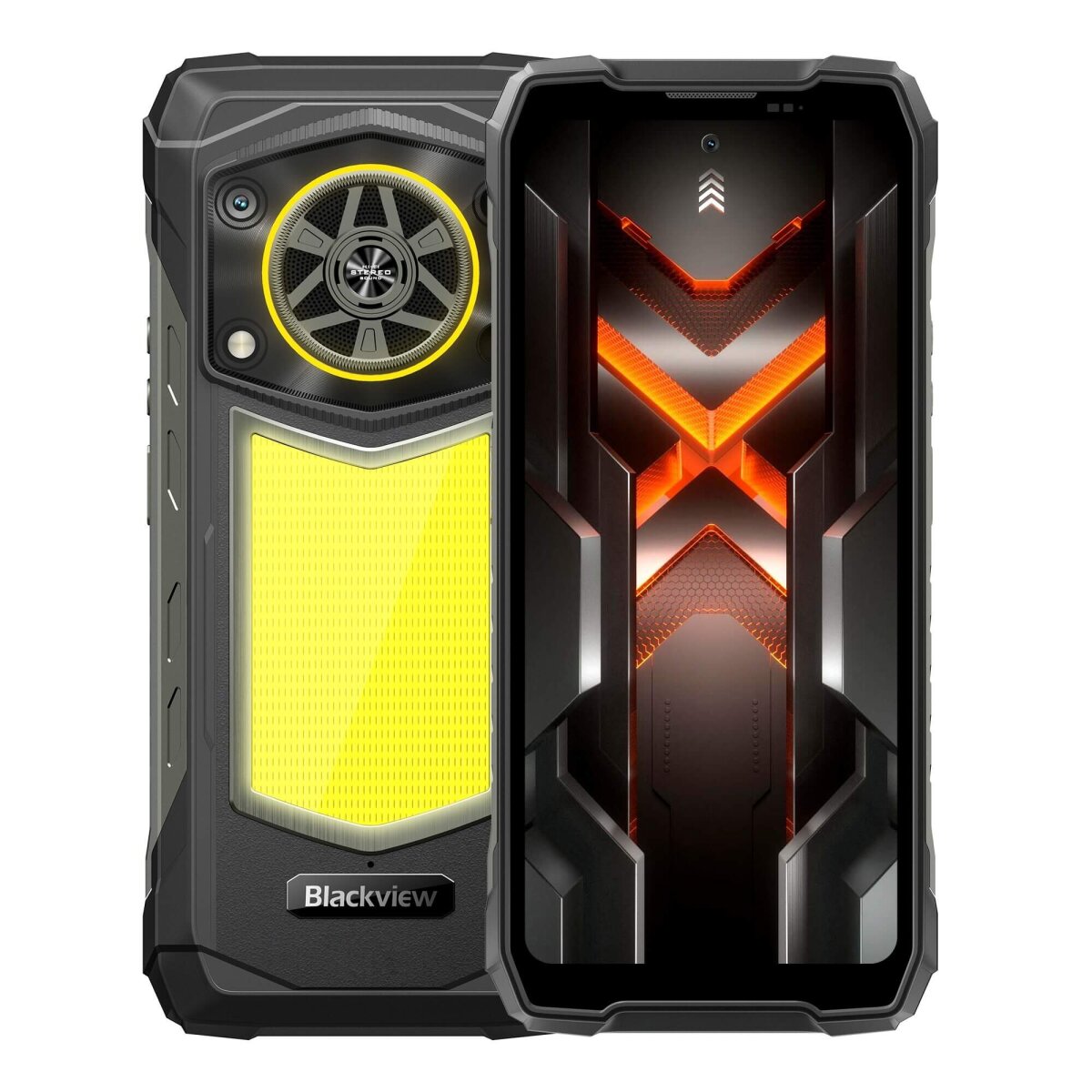 DOKE COMMUNICATION (HK) LIMITED Blackview ROCK 5 Black Outdoor Smartphone 20000mAh Akku 108MP Kamera Night Vision 36GB RAM 256GB ROM 6.78" 120Hz FHD+ Rugged Handy Android 16 NFC – Ansicht 2