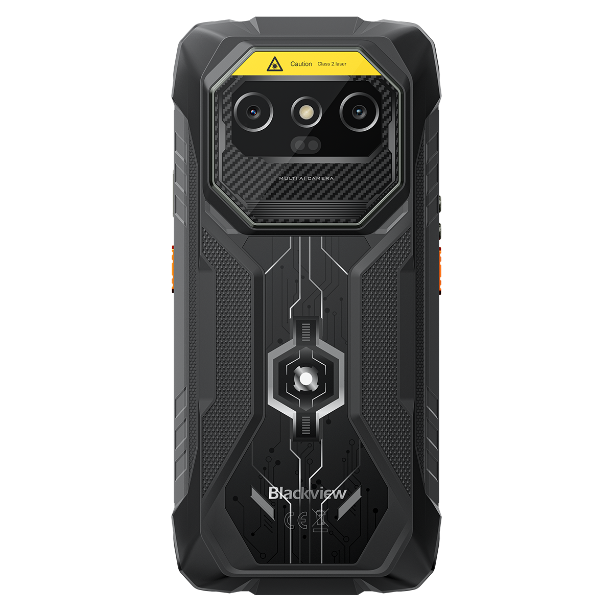 DOKE COMMUNICATION (HK) LIMITED Blackview ROCK 1 Pro Outdoor Handy: 15000mAh Akku, Android 16, 24GB RAM, 256GB ROM, 20MP Nachtsicht, 6,56" 90Hz Display, NFC, Robustes Smartphone Schwarz – Ansicht 3