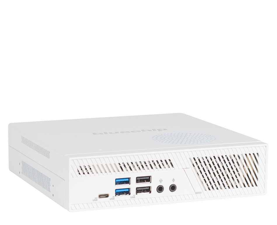 bluechip BUSINESSline S3137 *white*  Intel® Core™ i3 Prozessor 14100 / bis zu 4.70 GHz, Windows 11 Pro, Intel® B760, 8 GB DDR5, 500 GB NVMe SSD, Intel® Wi-Fi 6E AX211, Bluetooth 5.3, Gigabit Ethernet, Intel® UHD Grafik, built-to-order