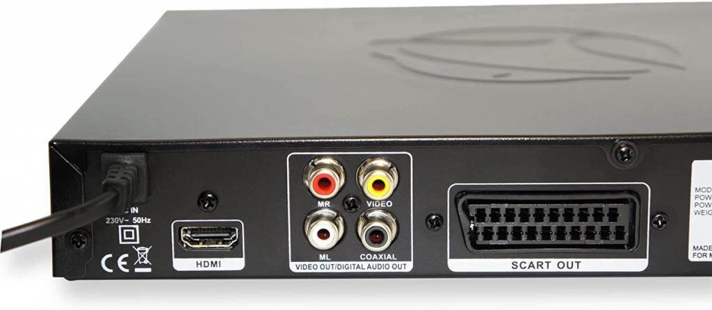 Manta S.A. Manta DVD072 Emperor Basic HDMI DVD & CD Player, Videoplayer mit USB Anschluss – Ansicht 2