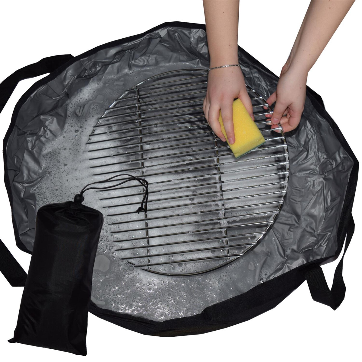 Reinigungstasche für Edelstahl Grillroste