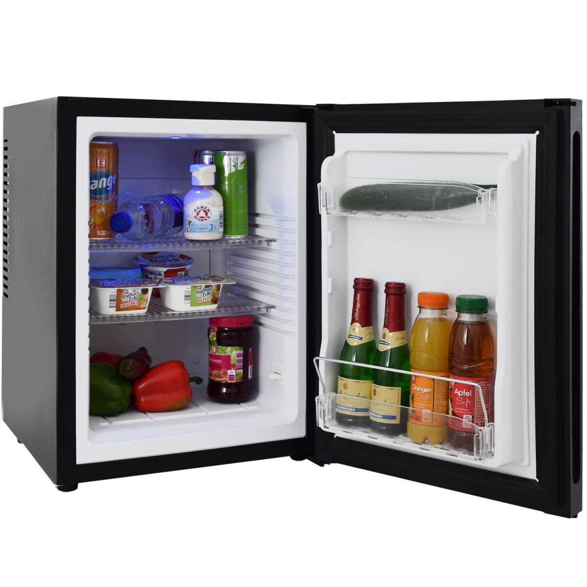40 l Kleiner Mini Kühlschrank lautlos Bharan Barkühlschrank geräuchlos