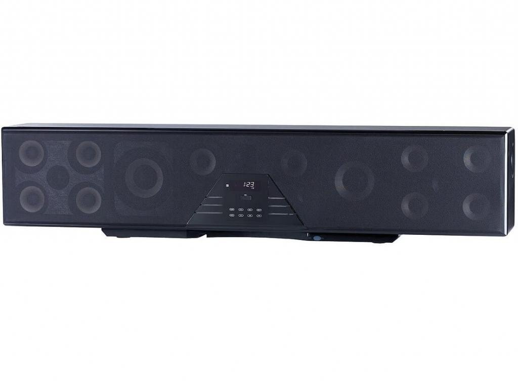 Pearl GmbH Auvisio 6-Kanal-3D-Soundbar 5.1-Surround-Sound Bluetooth 4.0, HDMI, 250 Watt, Lautsprecher Bar