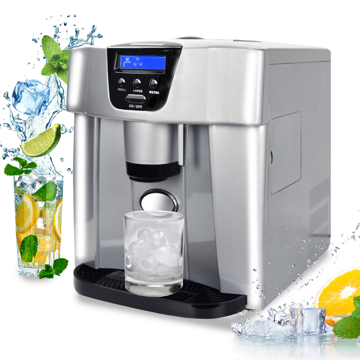 Eiswürfelbereiter mit Eiswasser Gipua Eiswürfelmaschine