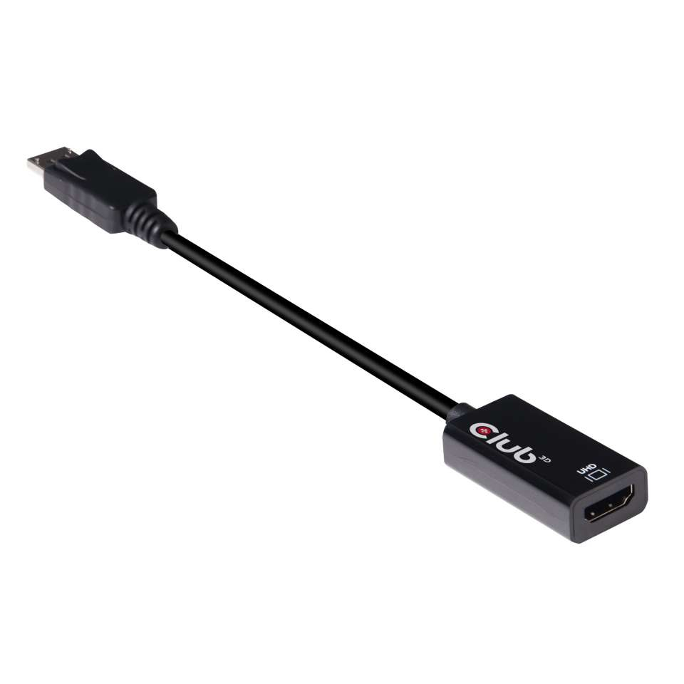 Club 3D DisplayPort 1.4 auf HDMI 2.0a HDR 4K60Hz Aktiver Adapter