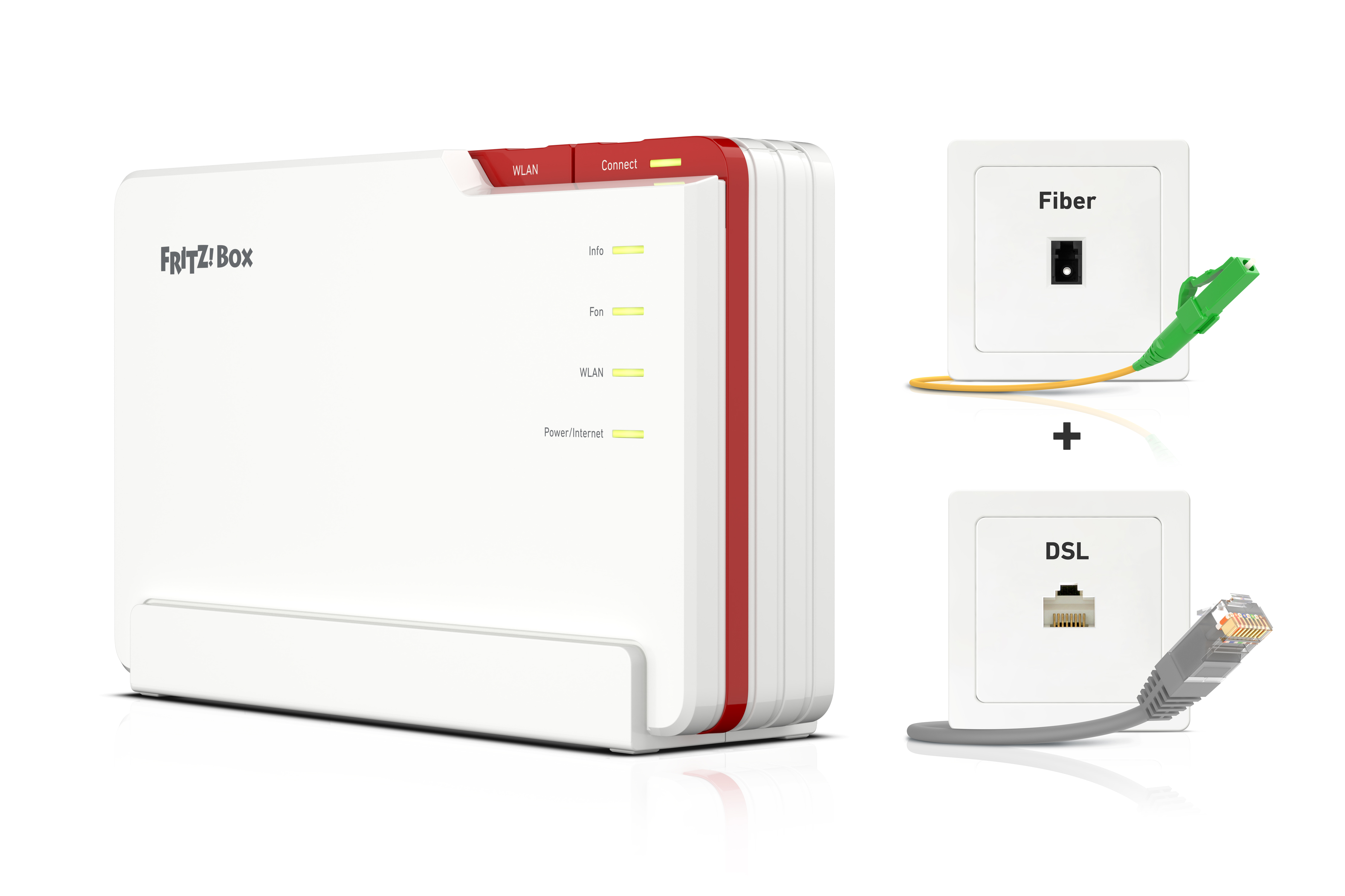 FRITZ!Box 5690 Pro - Wireless Router - WiFi7 Triband DSL/Glasfaser